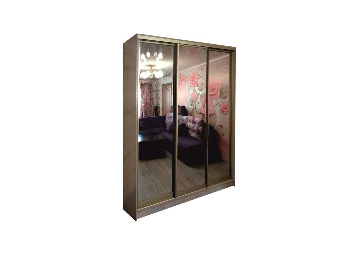 Шкаф Версаль 1800. Профиль бронза с зеркалами. Шкаф-купе Версаль 1800 + 3 зеркала